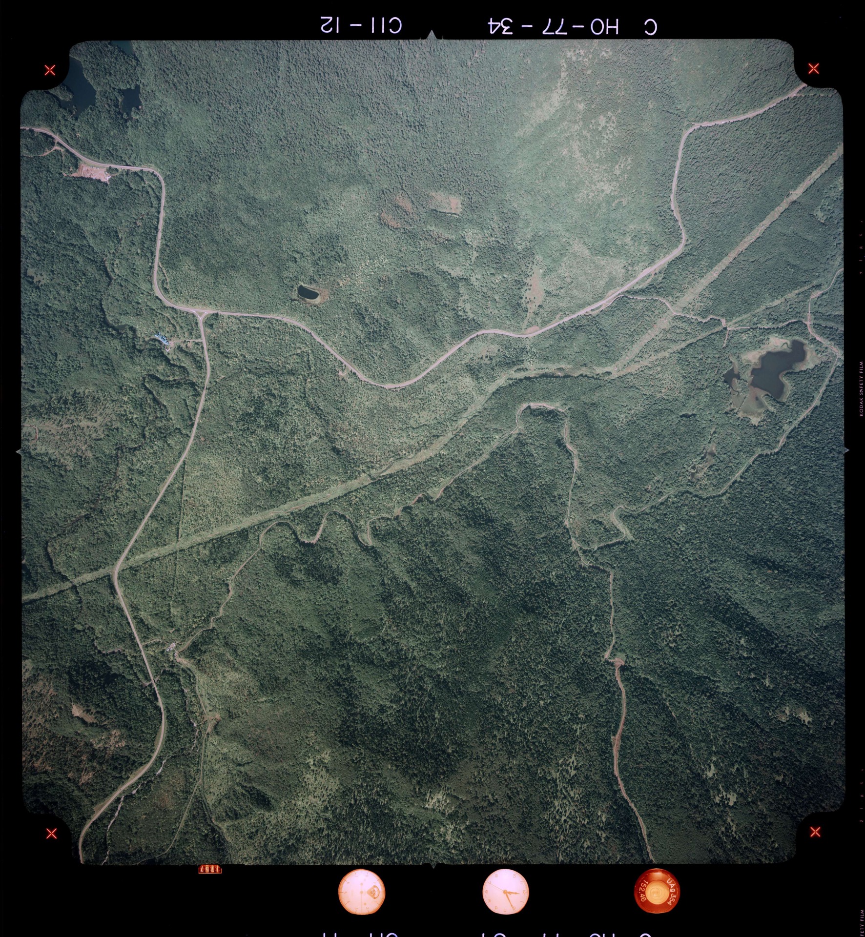 国土地理院 ジュンサイ沼（北海道釧路市） 空撮写真 1977年9月22日