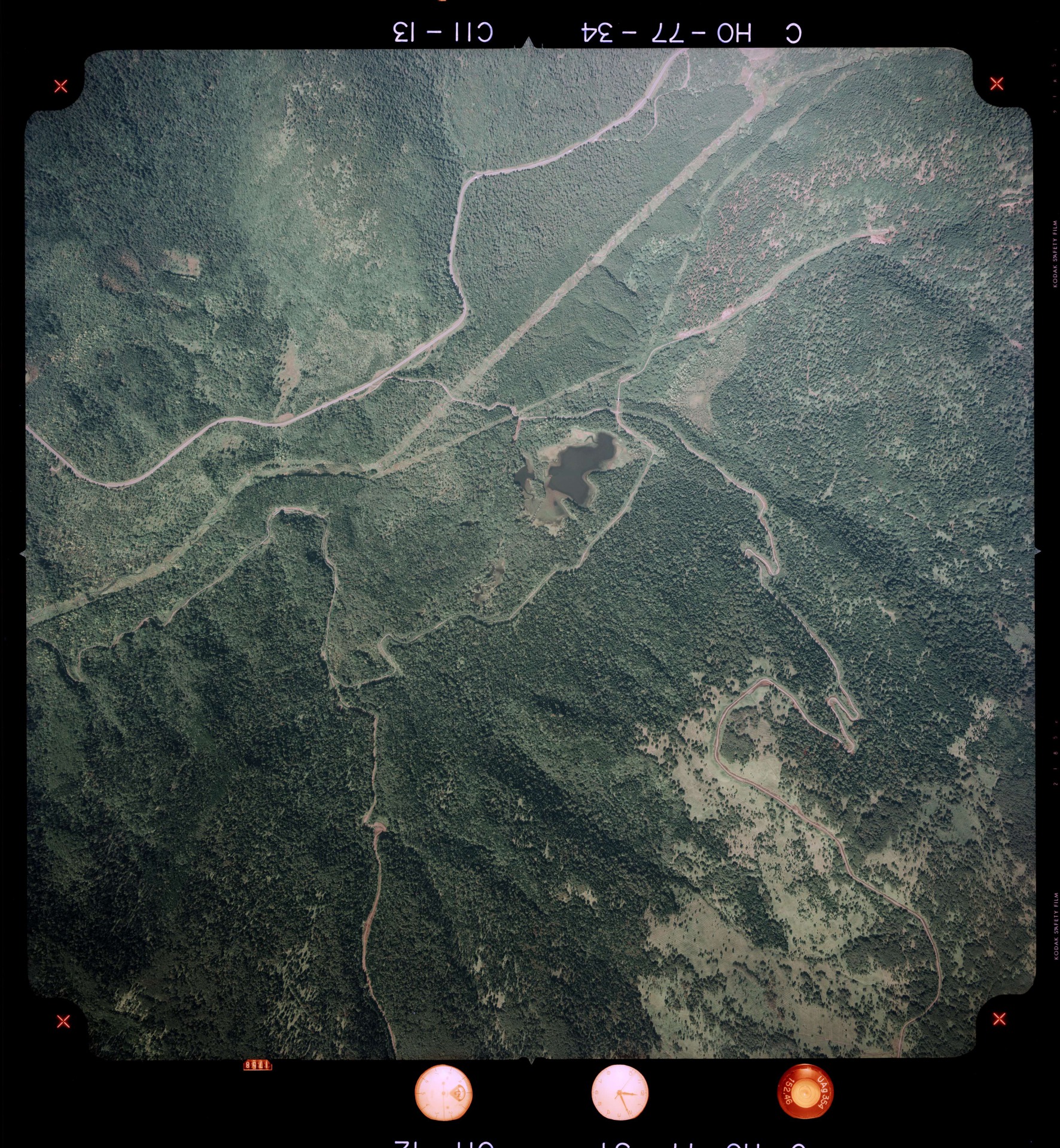 国土地理院 ひょうたん沼（北海道釧路市） 空撮写真 1977年9月22日