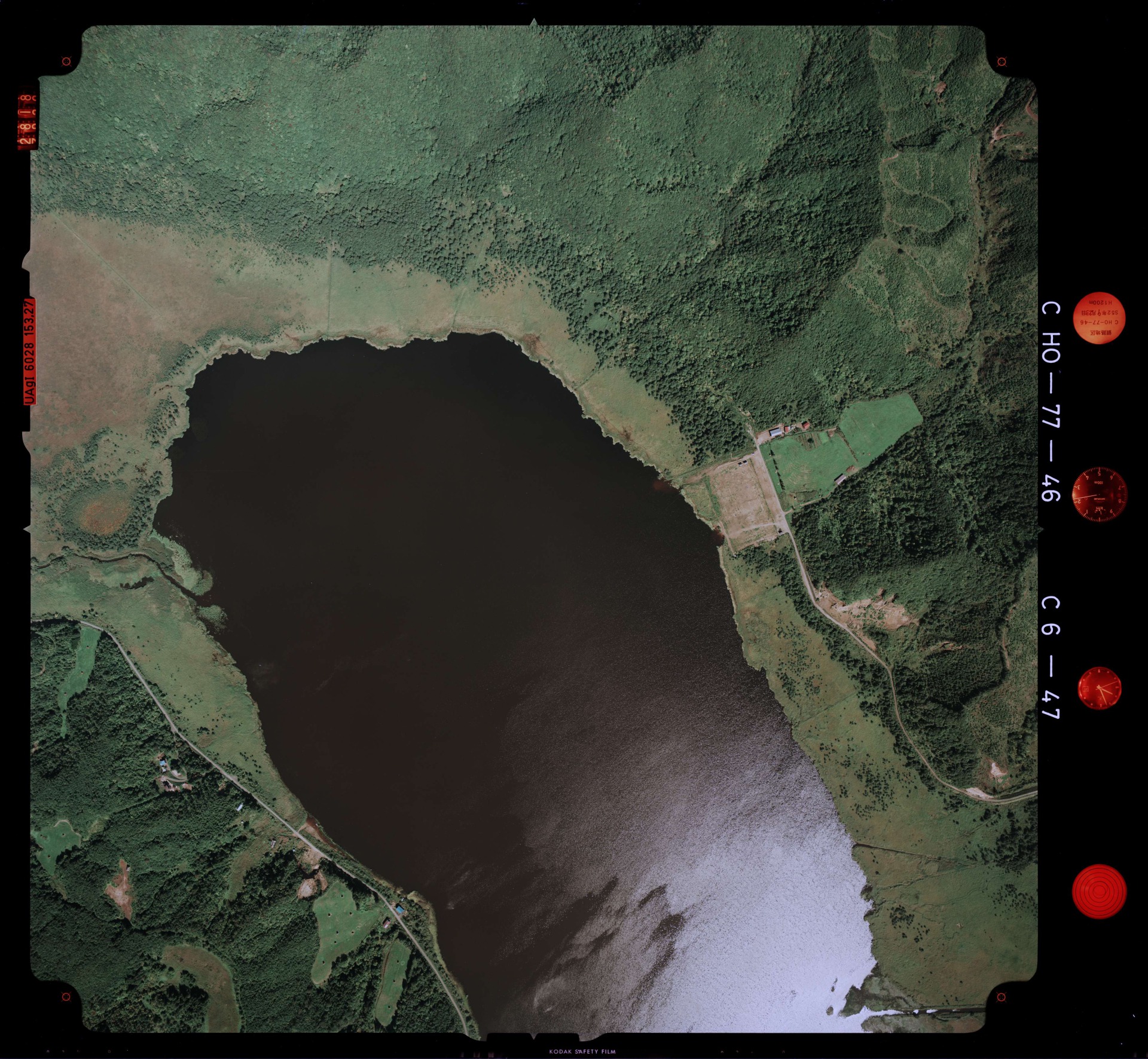 国土地理院 達古武湖（北海道釧路郡釧路町） 空撮写真 1977年9月23日
