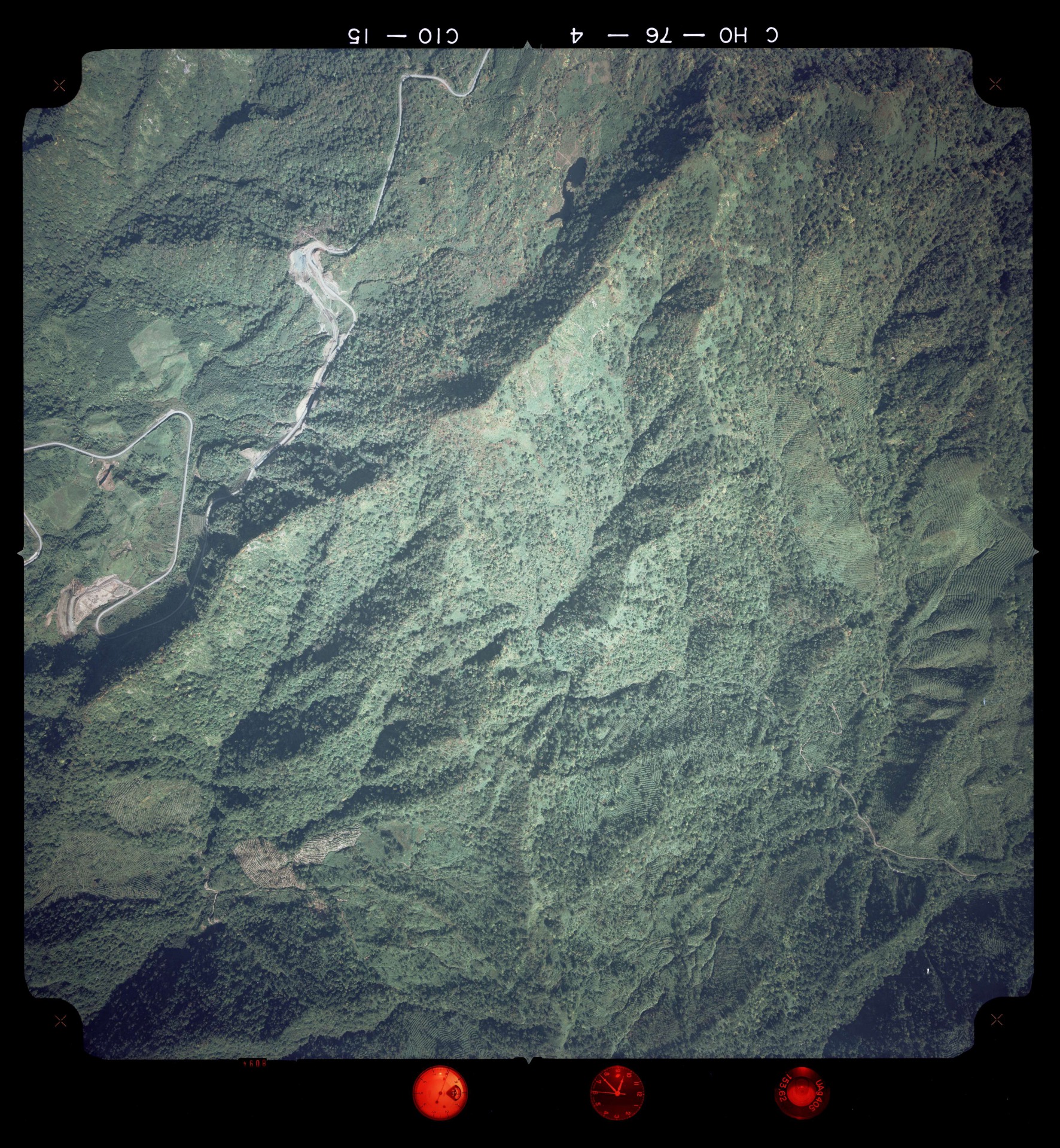 国土地理院 当丸沼（北海道古宇郡神恵内村） 空撮写真 1976年9月27日
