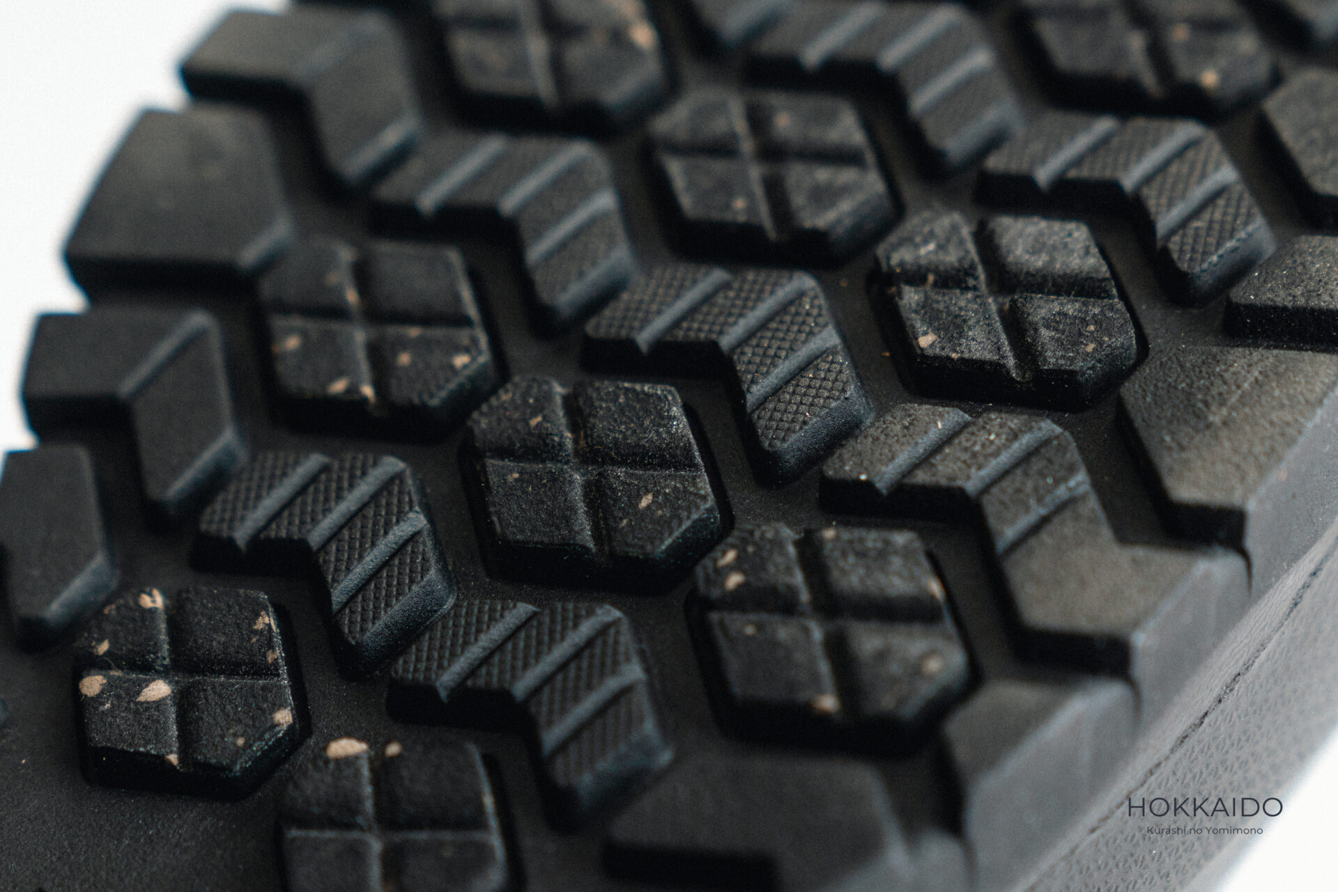 スノーブーツのアウトソールの滑り止め